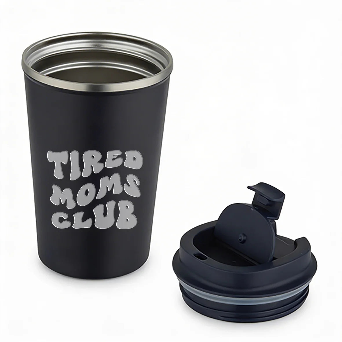 Tasse - Tired Moms Club - Schwarz