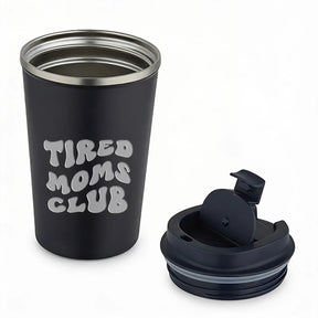 Tasse - Tired Moms Club - Schwarz