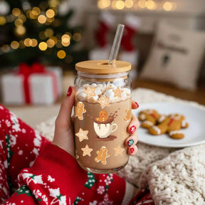 Glas mit Deckel - Lebkuchen