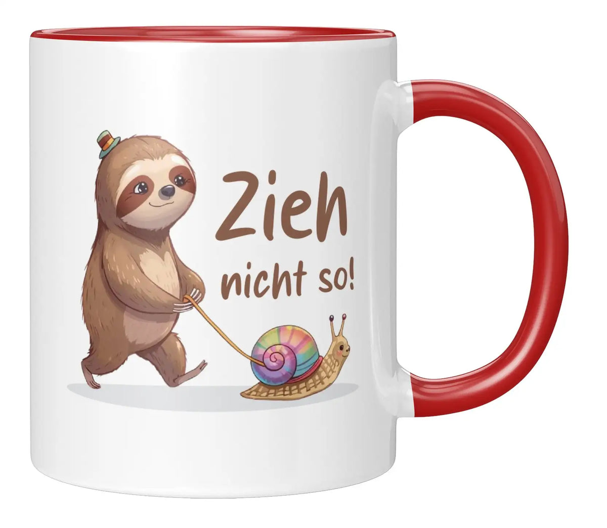 Tasse - Zieh nicht so! - Rot